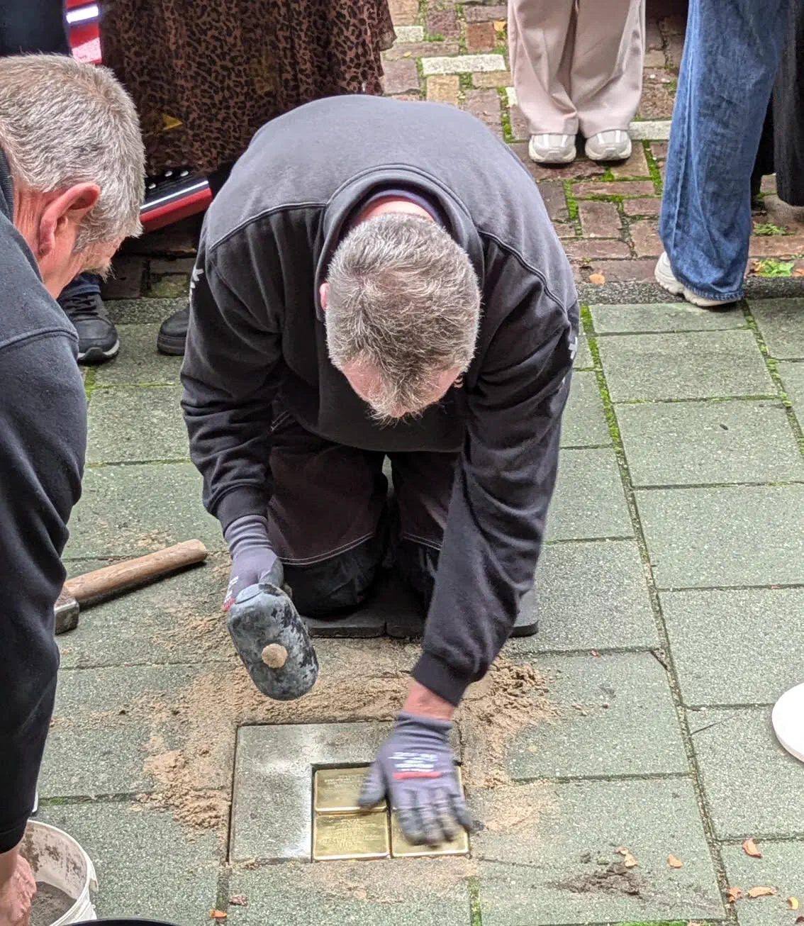 Het plaatsen van de stenen