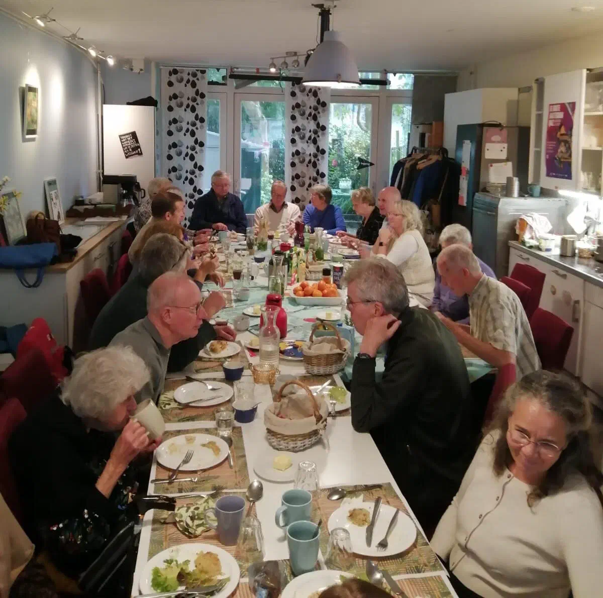 Samen lunchen en napraten
